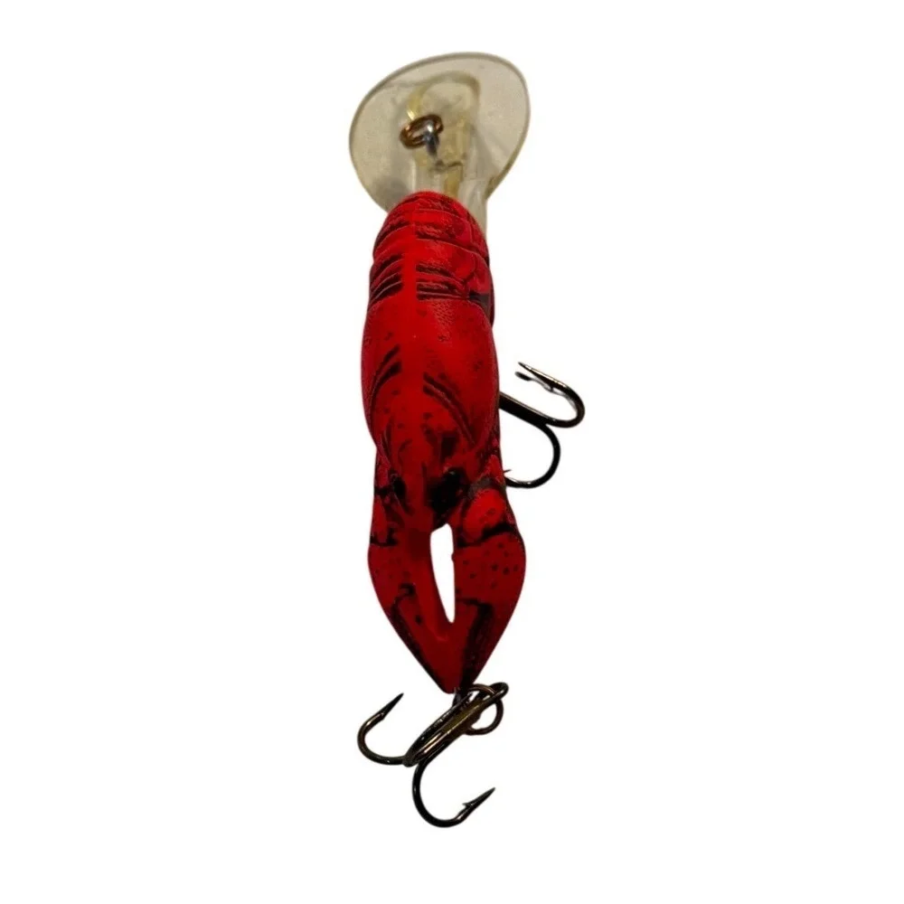 Rebel Wee-Crawfish Deep Diving Crankbait Fishing Lure Red Black Craw